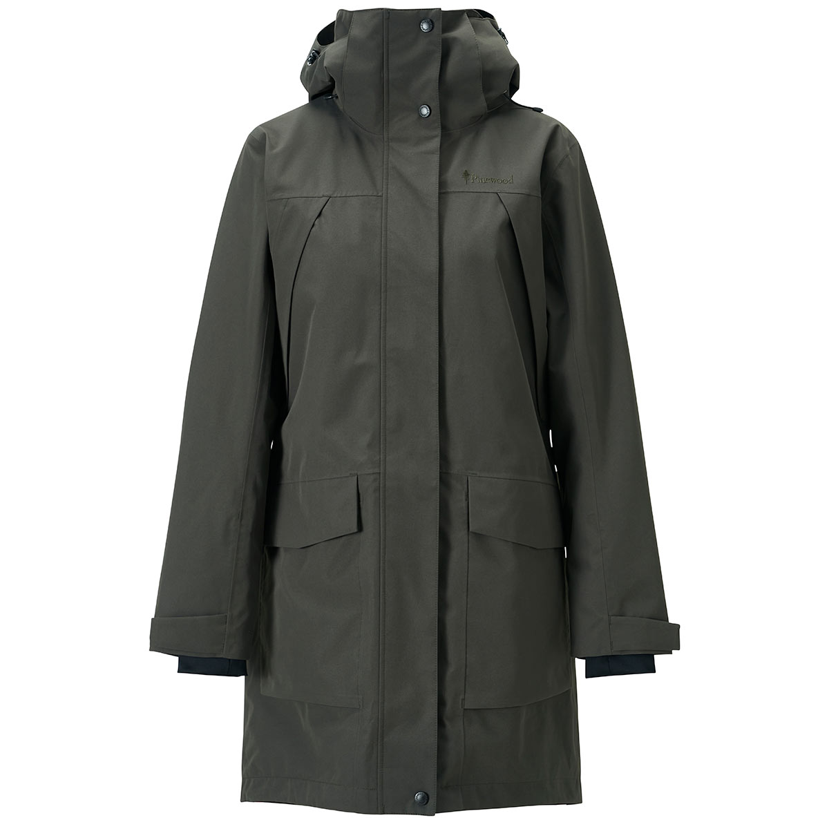 Pinewood Women's Rain Parka - Dark Green Pinewood Women's Rain Parka - Dark Green