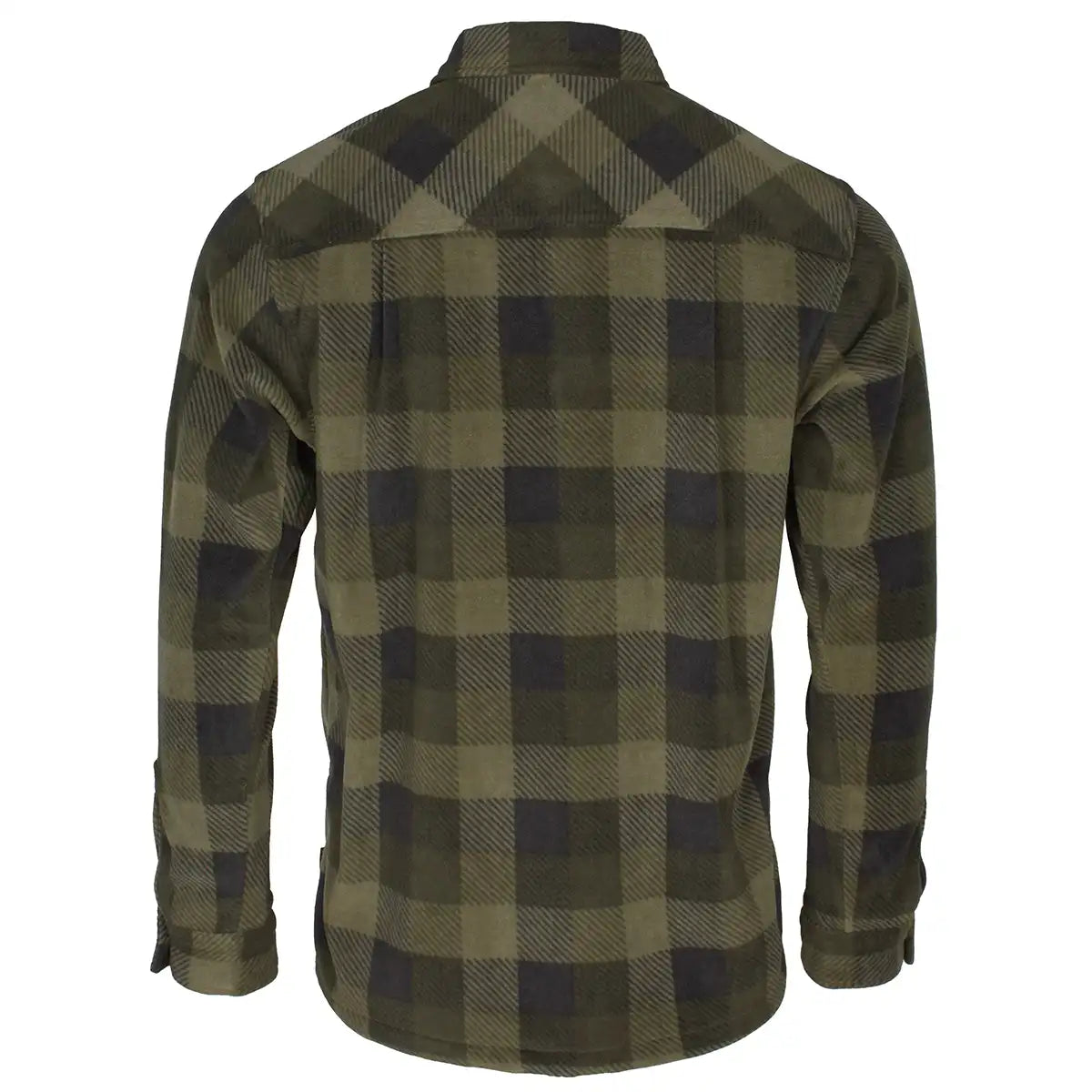 Pinewood Finnveden Canada Shirt- Green/Black- Back Pinewood Finnveden Canada Shirt- Green/Black- Back