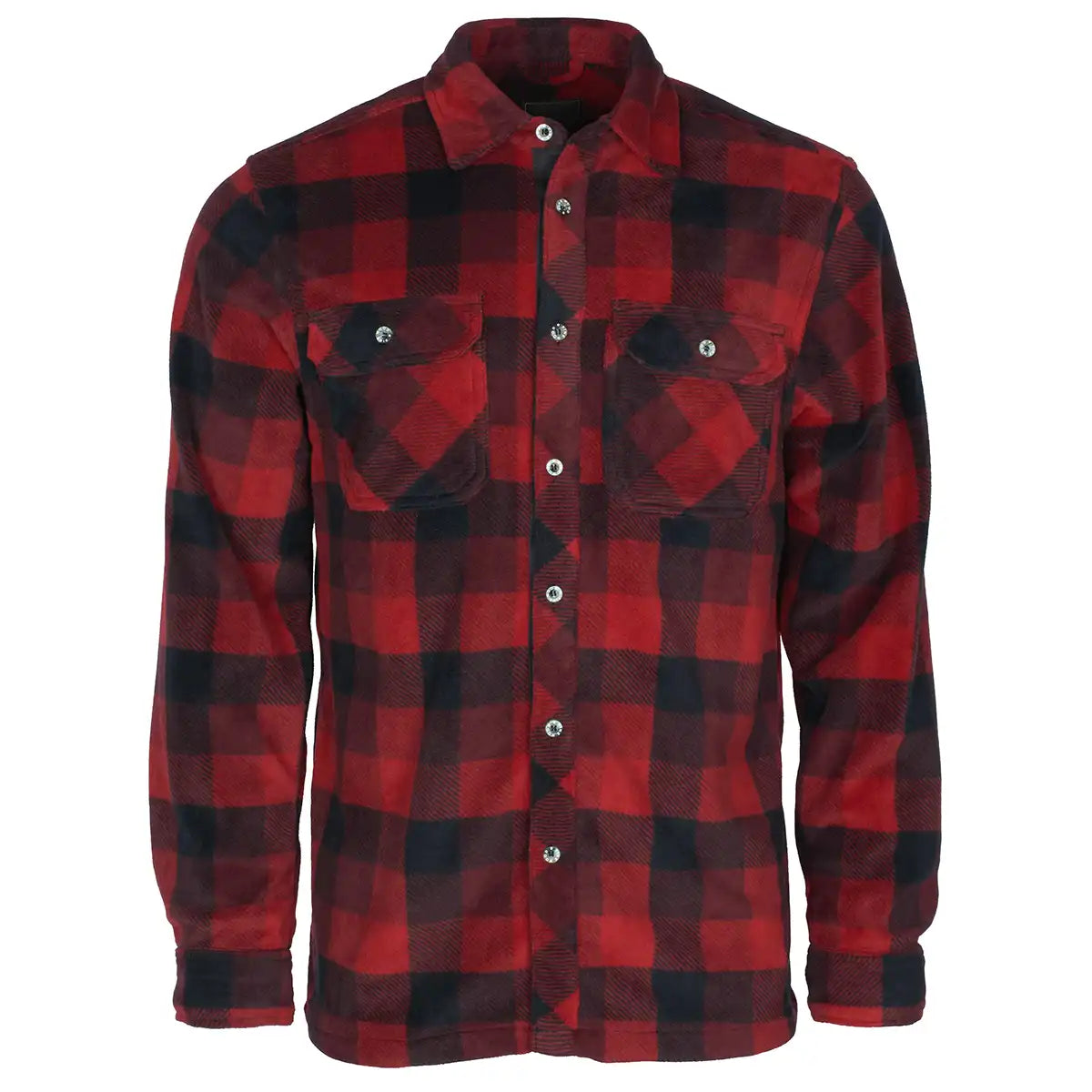 Pinewood Finnveden Canada Shirt- Red/Black- Front Pinewood Finnveden Canada Shirt- Red/Black- Front