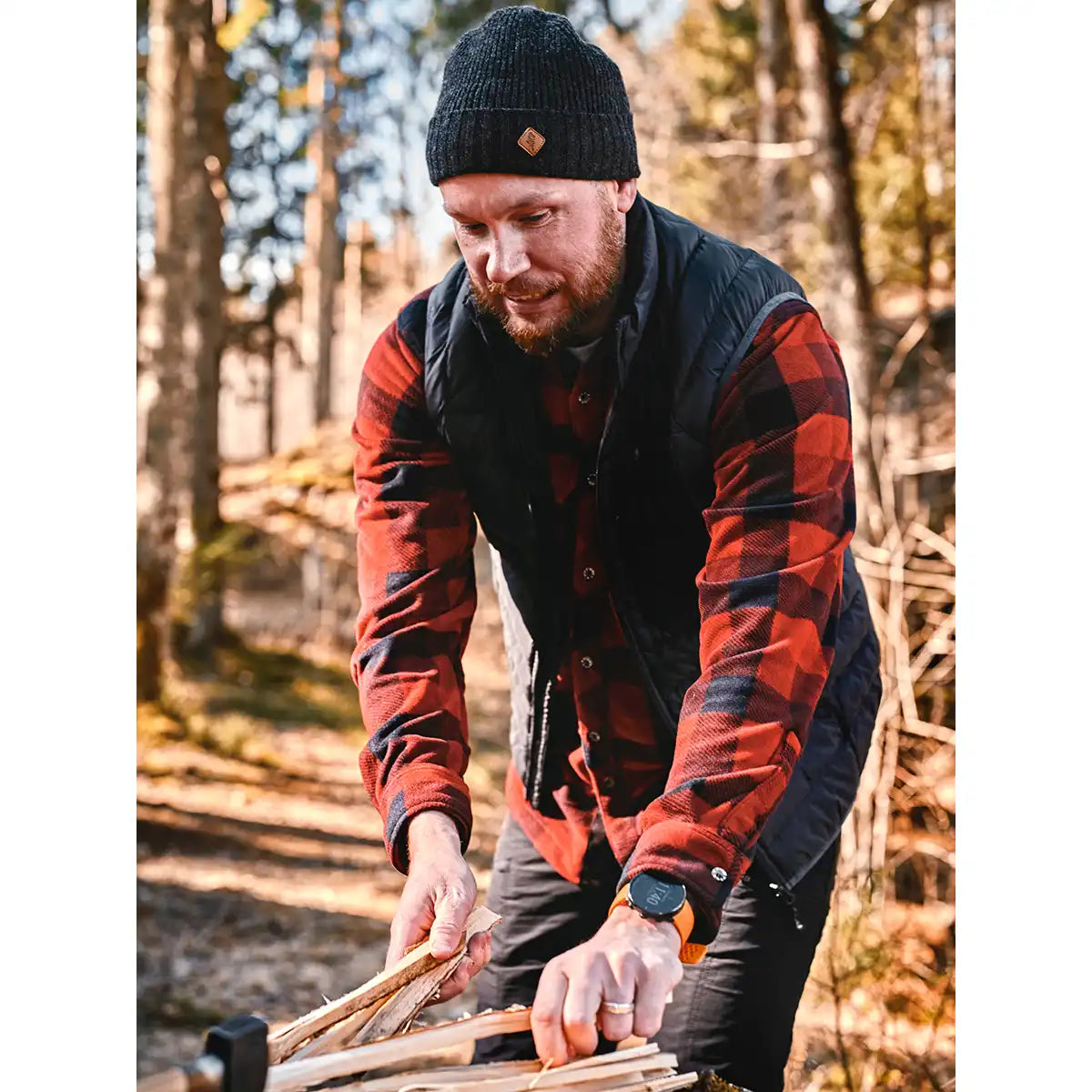 Pinewood Finnveden Canada Shirt- Red/Black- Lifestyle Pinewood Finnveden Canada Shirt- Red/Black- Lifestyle