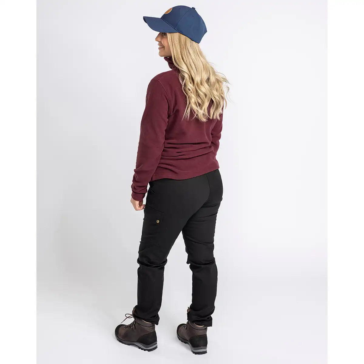 Pinewood Finnveden Classic Women's Trousers- Black- On Model- Back Pinewood Finnveden Classic Women's Trousers- Black- On Model- Back