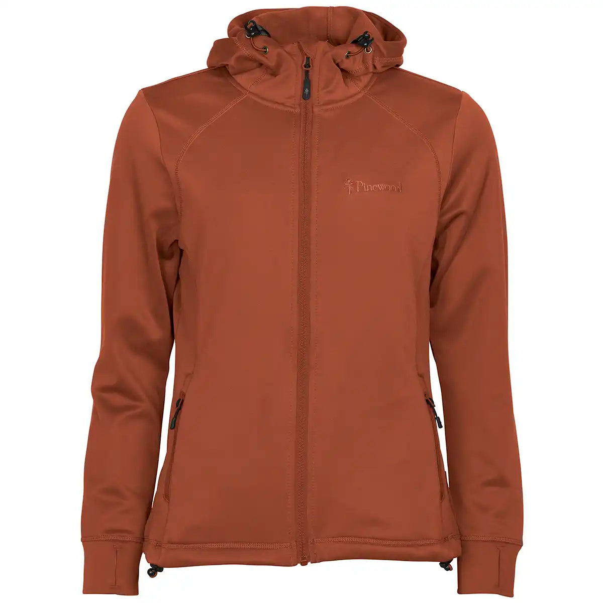 Pinewood Finnveden Women's Hoodie- Terracotta- Front Pinewood Finnveden Women's Hoodie- Terracotta- Front