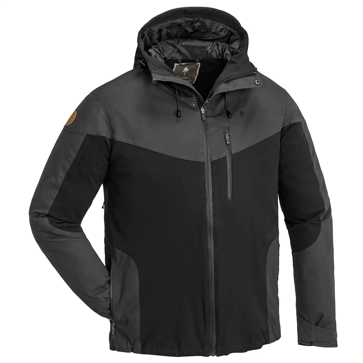 Pinewood Finnveden Hybrid Extreme Jacket- Black/Dark Anthracite- Front Pinewood Finnveden Hybrid Extreme Jacket- Black/Dark Anthracite- Front