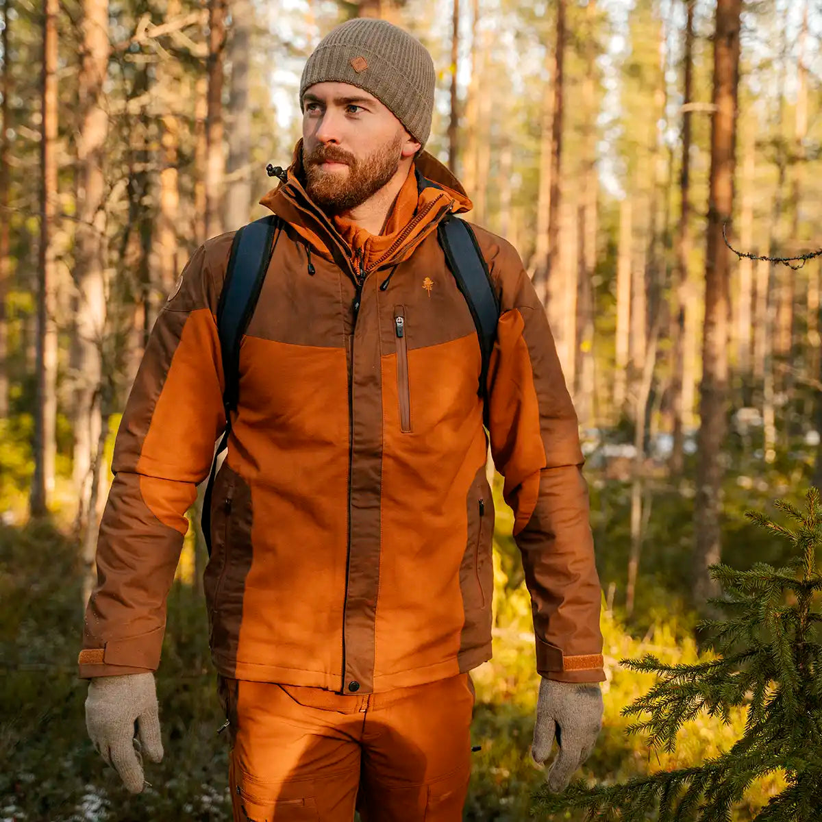 Pinewood Finnveden Hybrid Extreme Jacket- Fudge/Nougat- Lifestyle Pinewood Finnveden Hybrid Extreme Jacket- Fudge/Nougat- Lifestyle