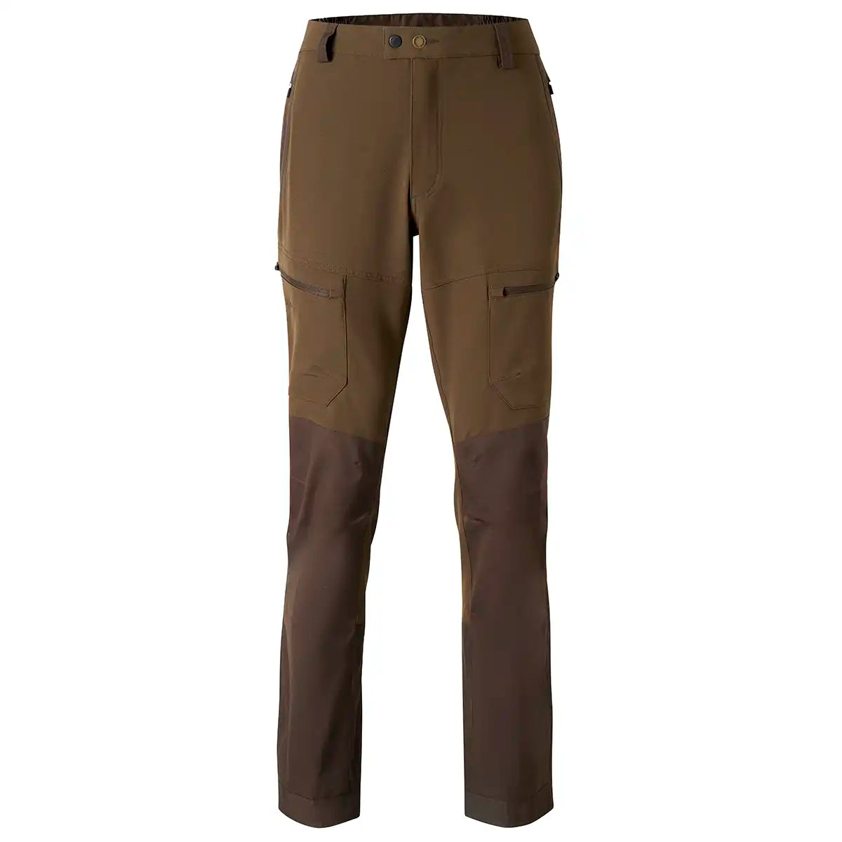 Pinewood Finnveden Hybrid Trousers - Dark Brown - Front Pinewood Finnveden Hybrid Trousers - Dark Brown - Front