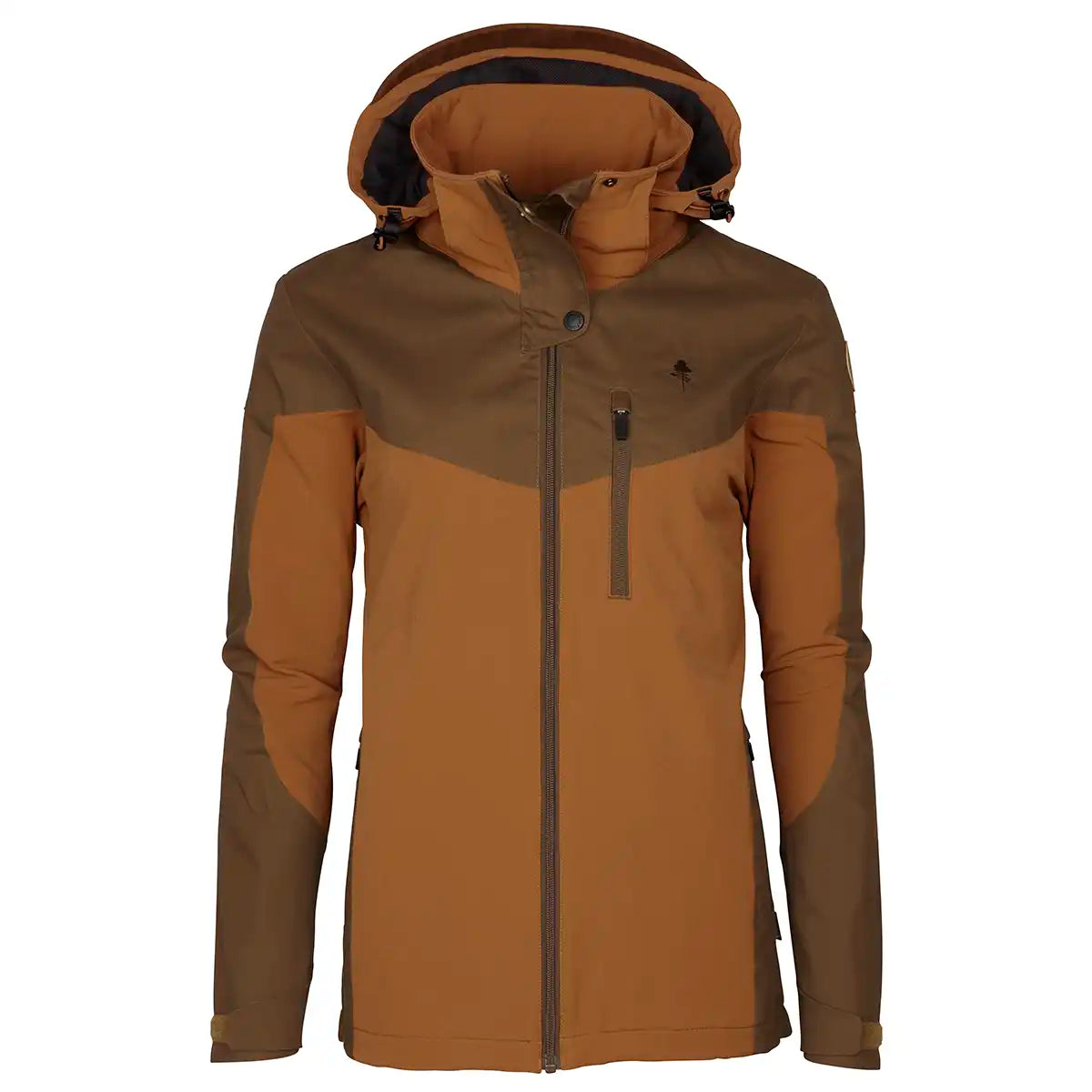 Pinewood Finnveden Hybrid Women's Jacket - Fudge/Nougat - Front Pinewood Finnveden Hybrid Women's Jacket - Fudge/Nougat - Front