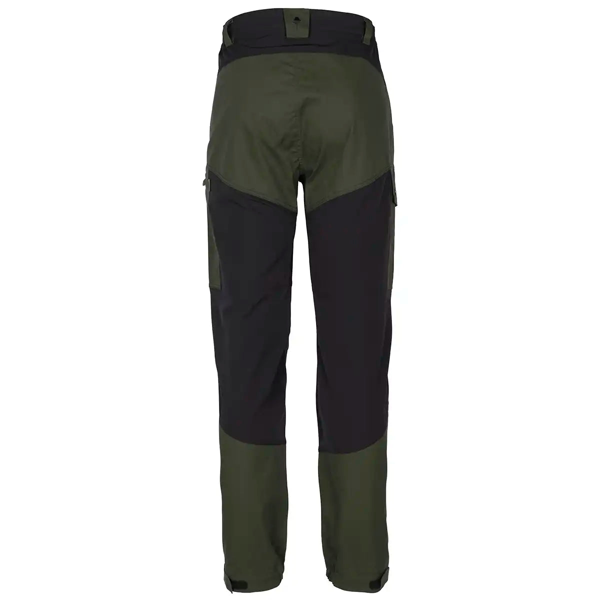 Pinewood Finnveden Trail Hybrid Trousers - Black/Moss Green - Rear Pinewood Finnveden Trail Hybrid Trousers - Black/Moss Green - Rear