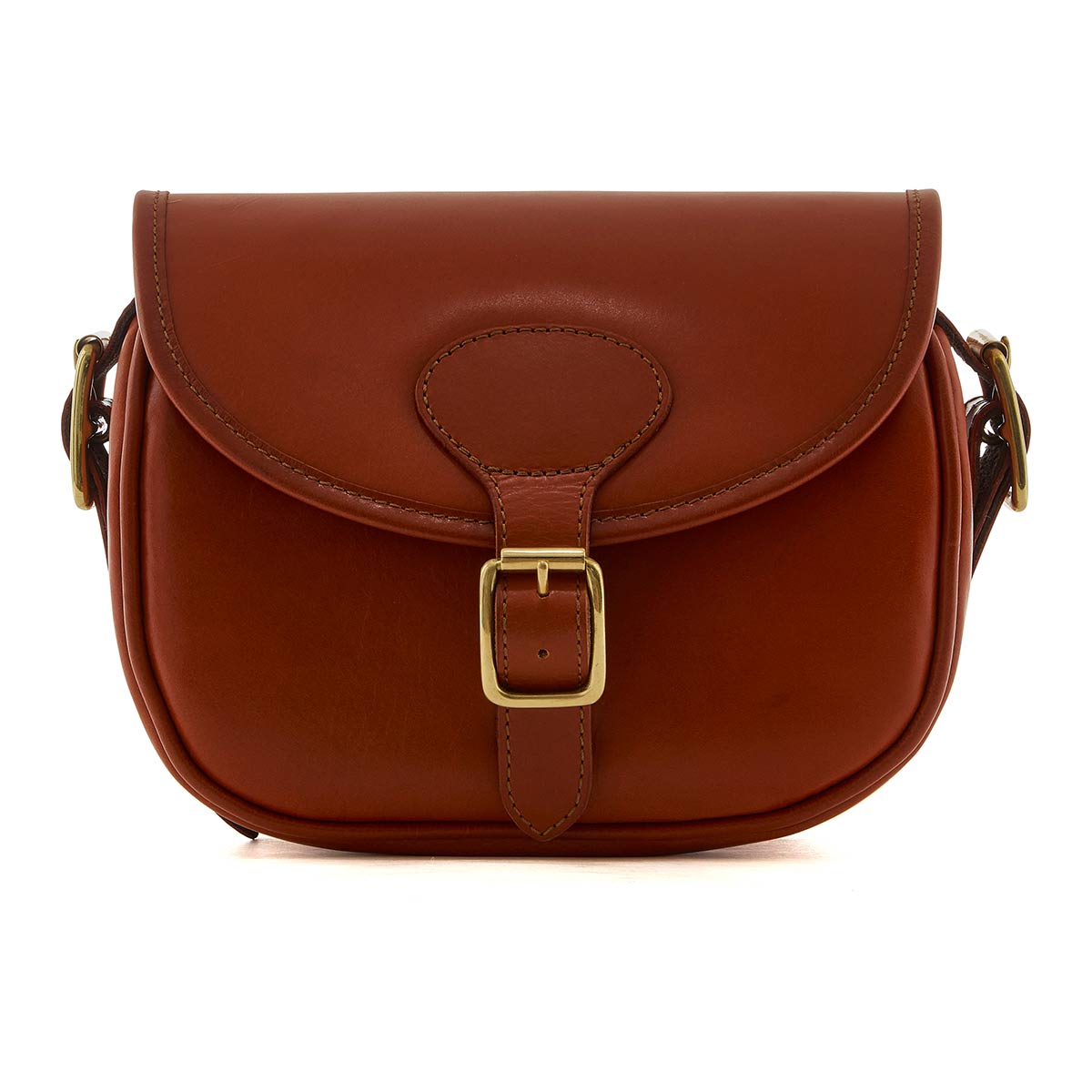 Chatham Premium Pull Up Leather Cartridge Bag - Chestnut Chatham Premium Pull Up Leather Cartridge Bag - Chestnut