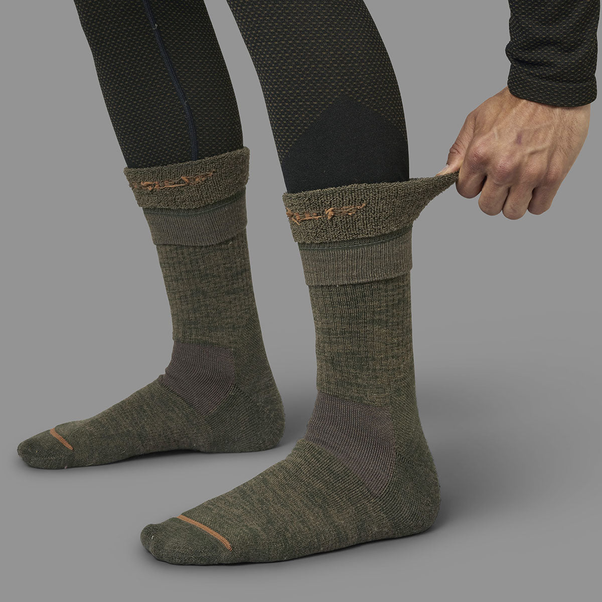Harkila Pro Hunter 2.0 Short Socks - On Model Harkila Pro Hunter 2.0 Short Socks - On Model