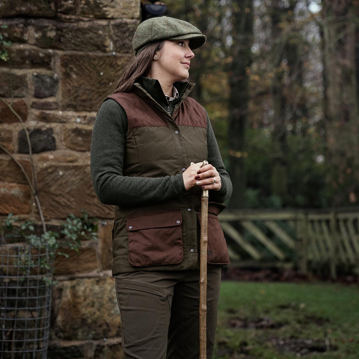 Harkila Retrieve Women's Waistcoat - On Model Harkila Retrieve Women's Waistcoat - On Model