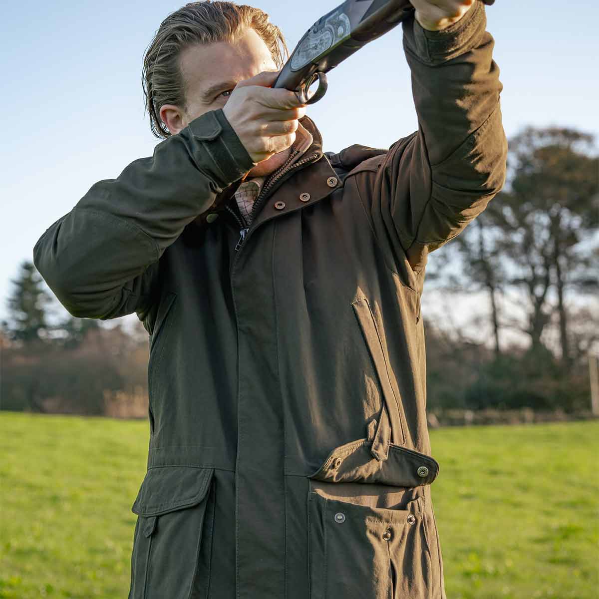 Harehill Ridgegate Waterproof Men's Shooting Jacket - Model Harehill Ridgegate Waterproof Men's Shooting Jacket - Model