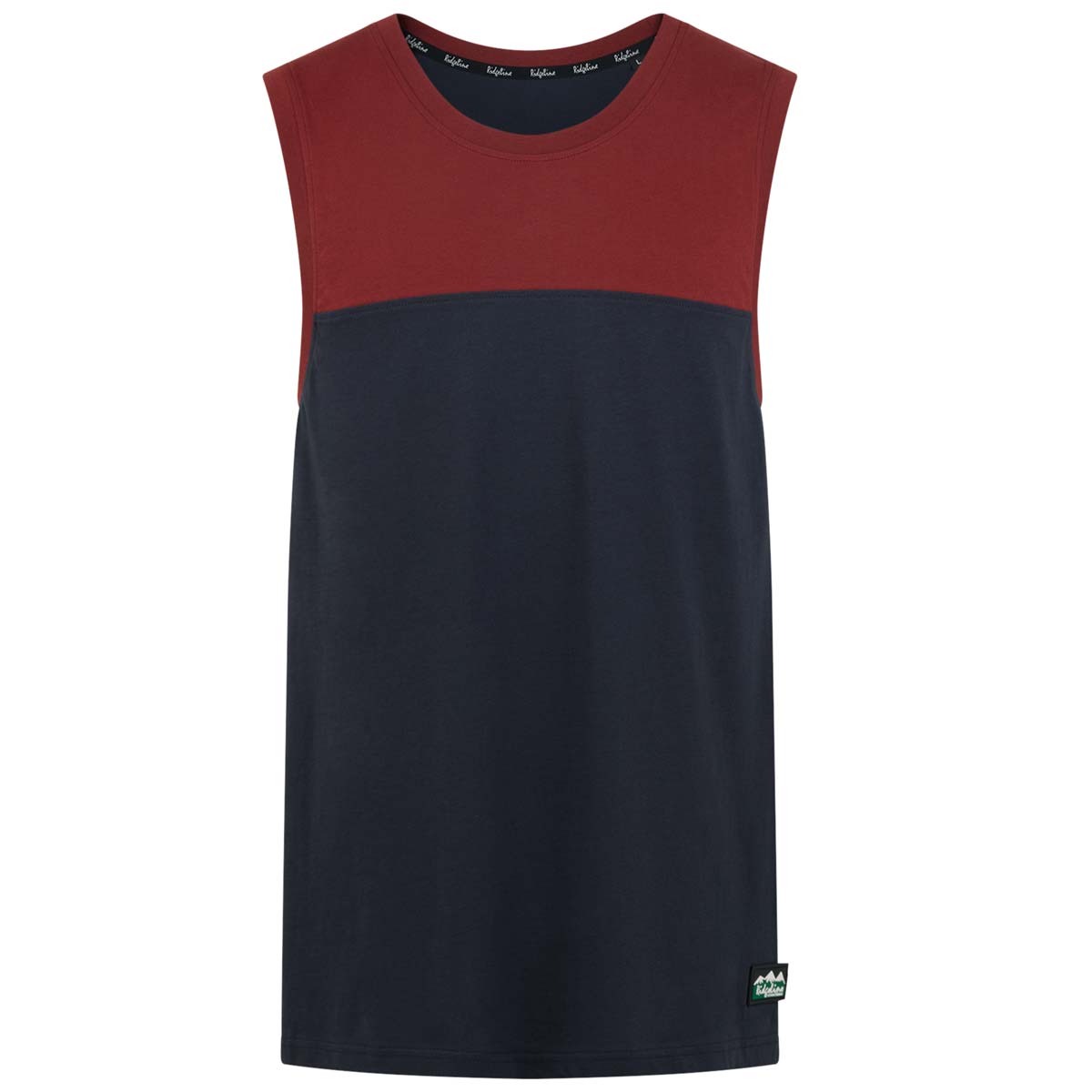 Ridgeline Back Slider Singlet Top - Navy Multi Ridgeline Back Slider Singlet Top - Navy Multi