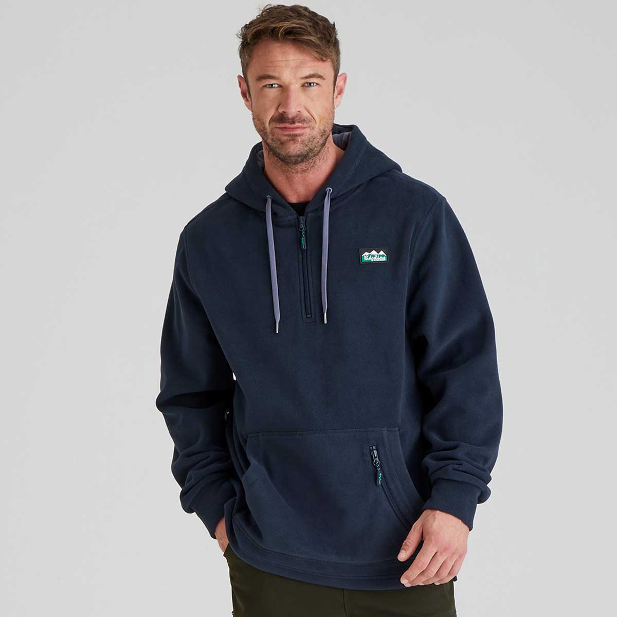 Ridgeline Ballistic Mens Fleece Hoodie - Navy Ridgeline Ballistic Mens Fleece Hoodie - Navy