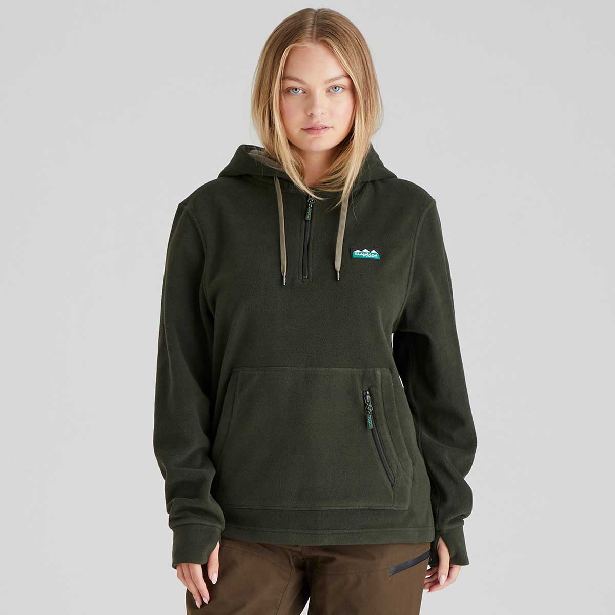 Ridgeline Ballistic Womens Fleece Hoodie - Deep Forest Ridgeline Ballistic Womens Fleece Hoodie - Deep Forest