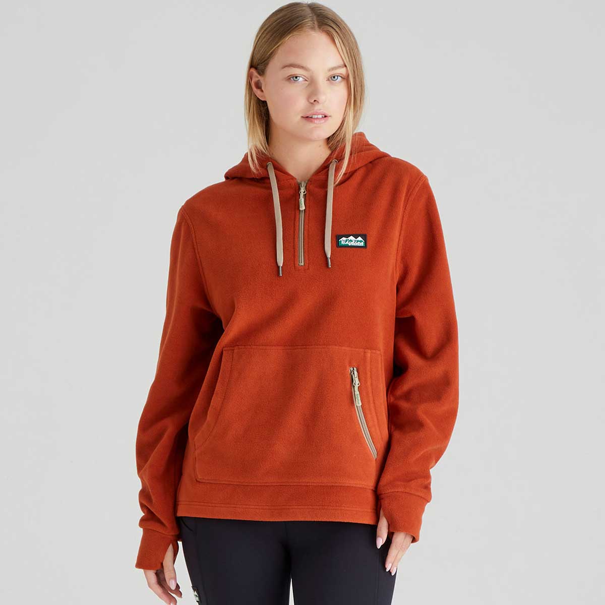 Ridgeline Ballistic Womens Fleece Hoodie - Russet Ridgeline Ballistic Womens Fleece Hoodie - Russet