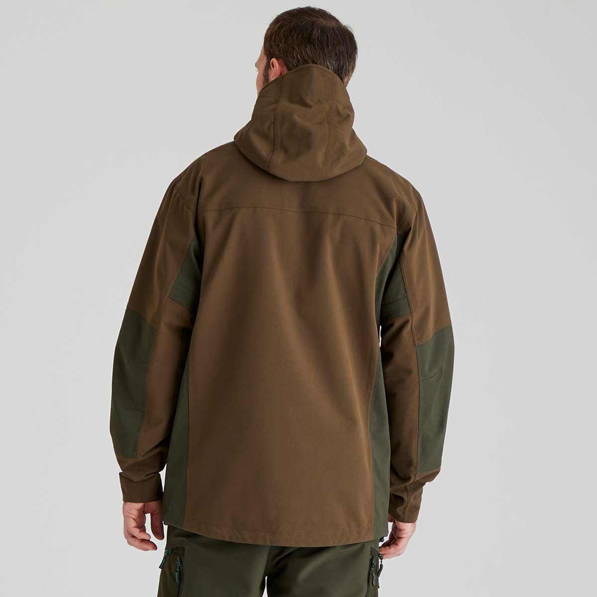 Ridgeline Men's Cambrian Smock - Bark/Deep Forest - Rear Ridgeline Men's Cambrian Smock - Bark/Deep Forest - Rear