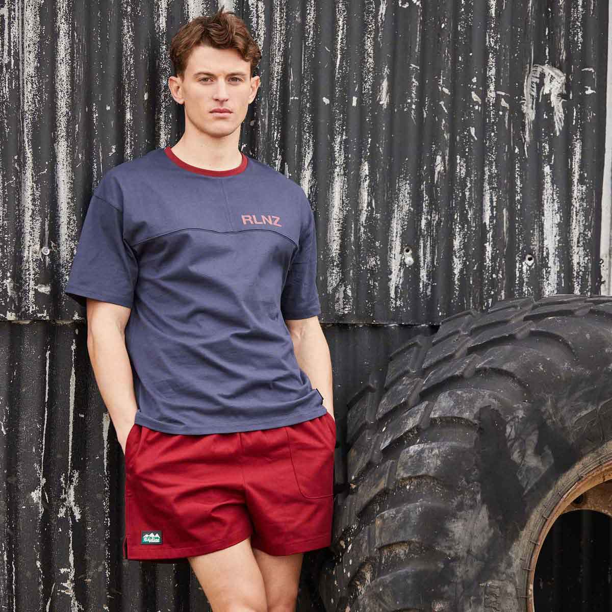 Ridgeline Hose Down Shorts - on male model Ridgeline Hose Down Shorts - on male model