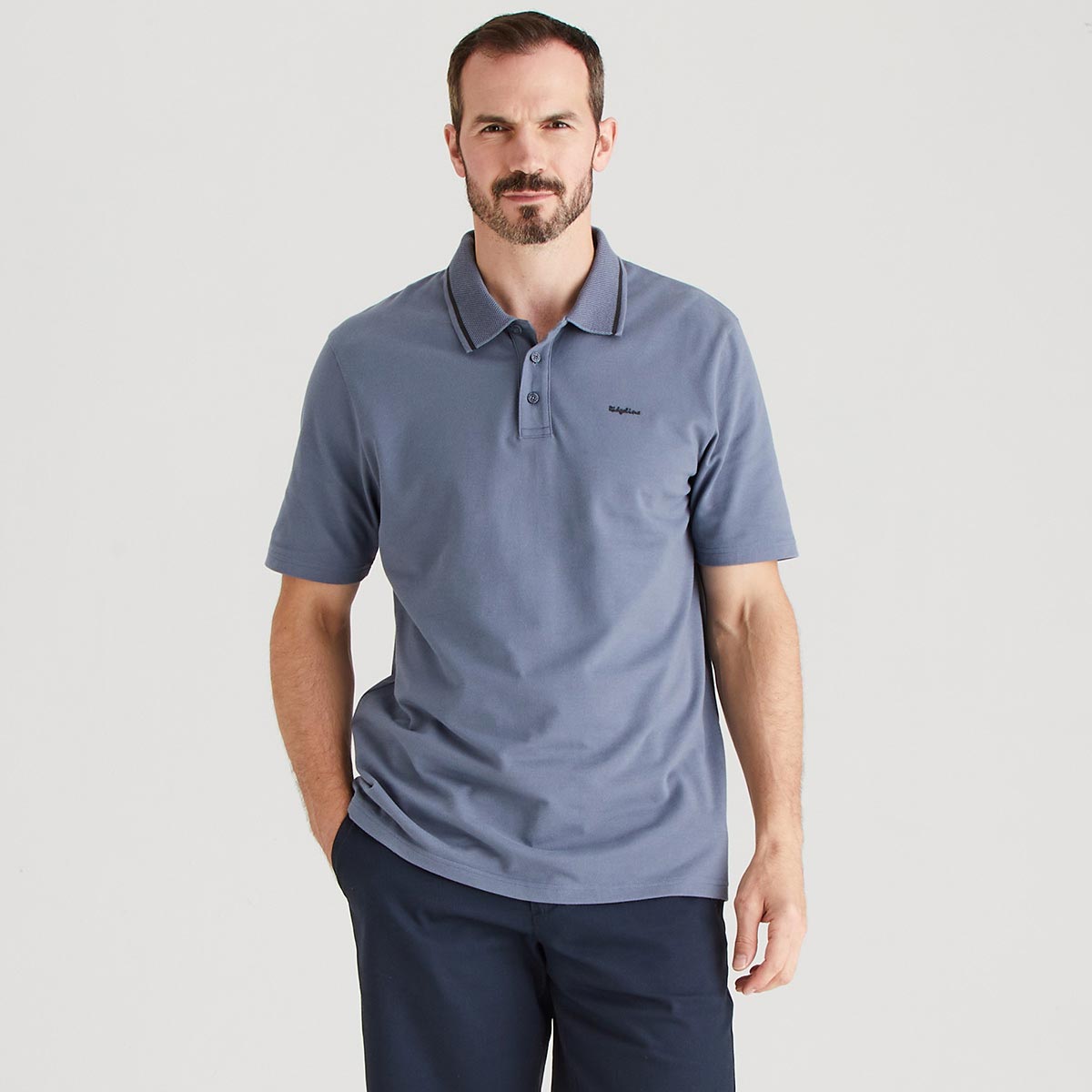Ridgeline Kilworth Men's Polo Top - Storm Ridgeline Kilworth Men's Polo Top - Storm