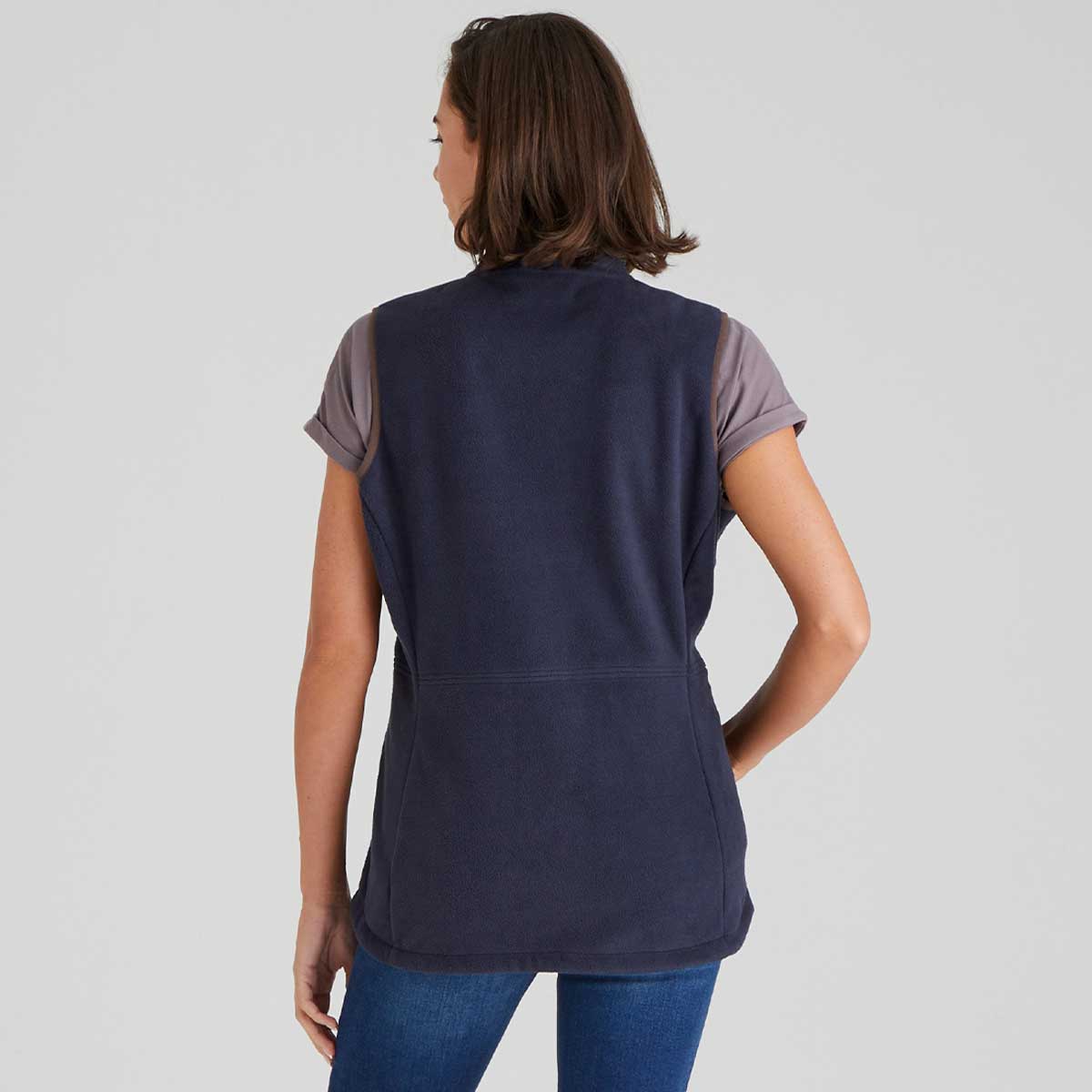 Ridgeline Kodiak Women's Fleece Gilet - Navy - Rear Ridgeline Kodiak Women's Fleece Gilet - Navy - Rear