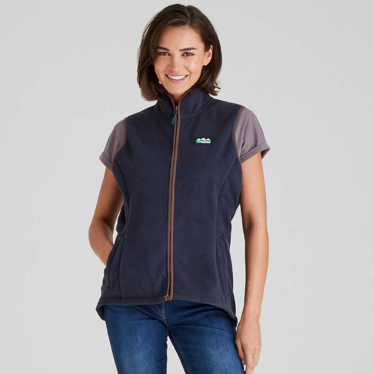 Ridgeline Kodiak Women's Fleece Gilet - Navy Ridgeline Kodiak Women's Fleece Gilet - Navy