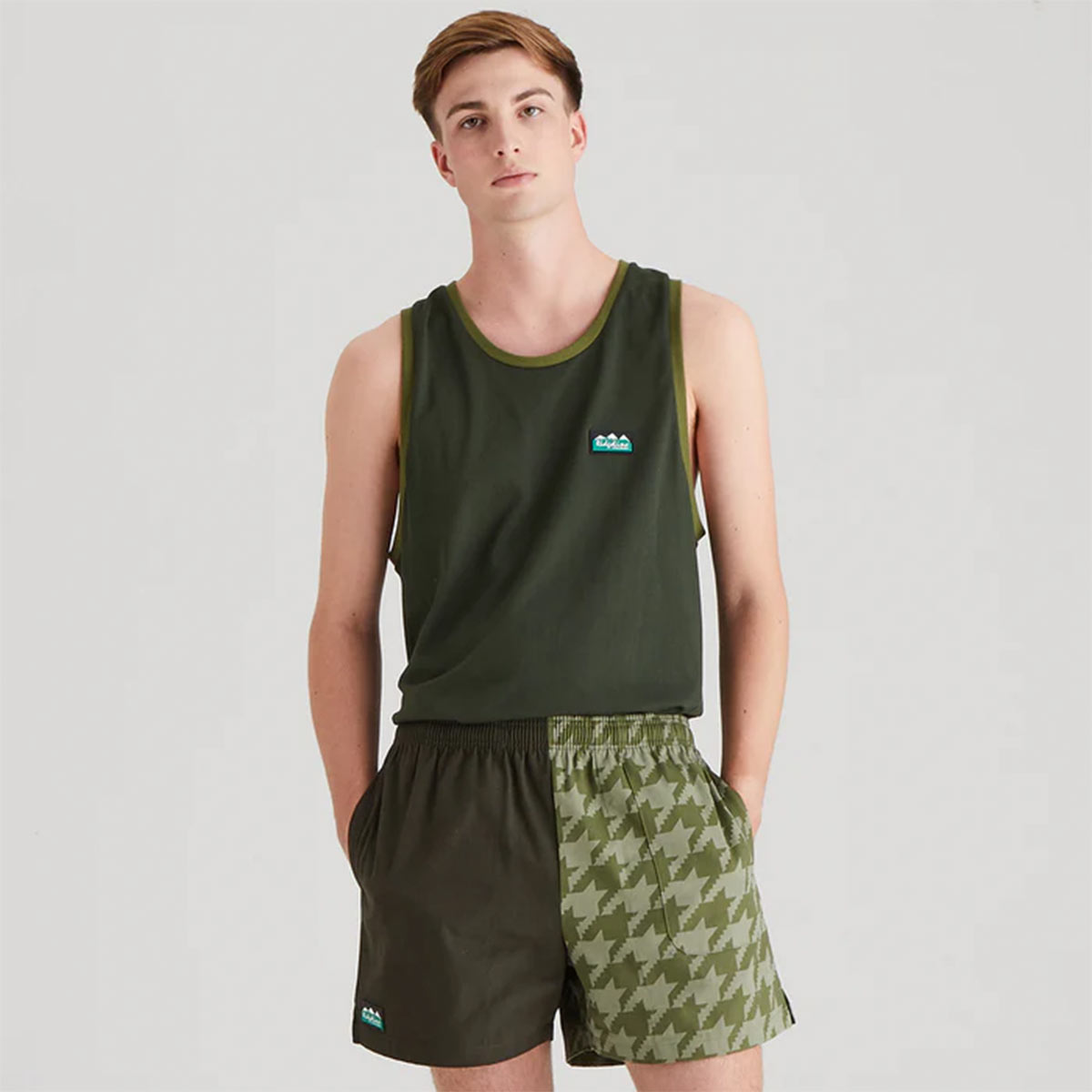 Ridgeline Men's Backslider Shorts - Deep Forest Print Ridgeline Men's Backslider Shorts - Deep Forest Print