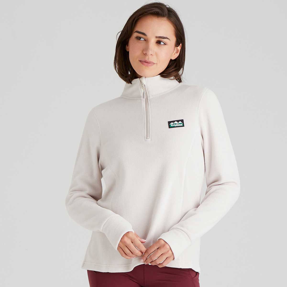Ridgeline Narvik Women's Fleece Pullover - Stone Ridgeline Narvik Women's Fleece Pullover - Stone
