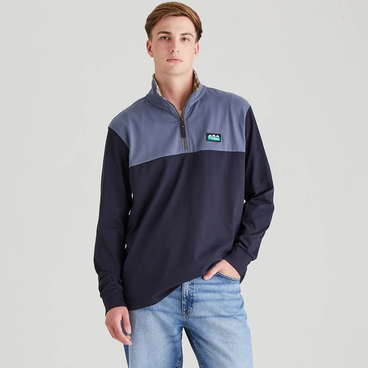 Ridgeline Salthouse Zip Top - Navy Ridgeline Salthouse Zip Top - Navy