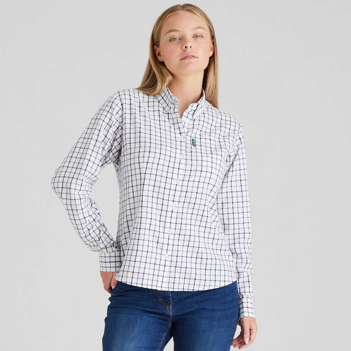 Ridgeline Sedgebrook Women's Checked Shirt - Navy Ridgeline Sedgebrook Women's Checked Shirt - Navy