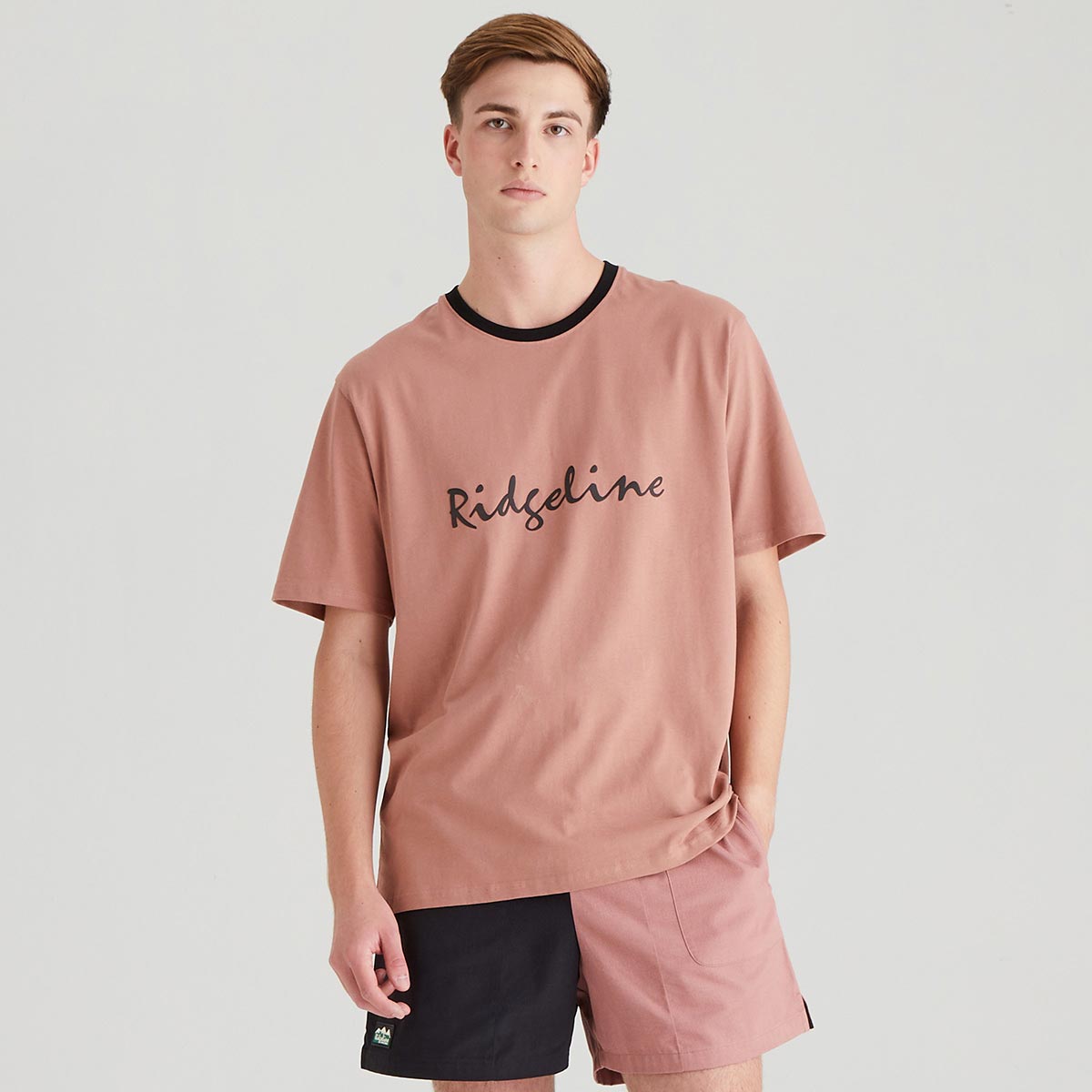 Ridgeline Signature T-Shirt - Dusky Pink Ridgeline Signature T-Shirt - Dusky Pink