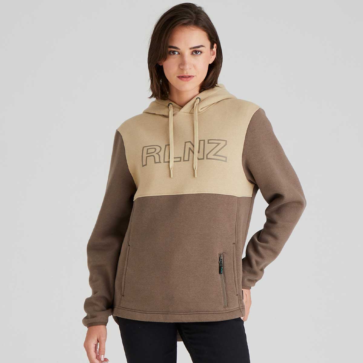 Ridgeline South Island Womens Hoodie - Light Bark Ridgeline South Island Womens Hoodie - Light Bark