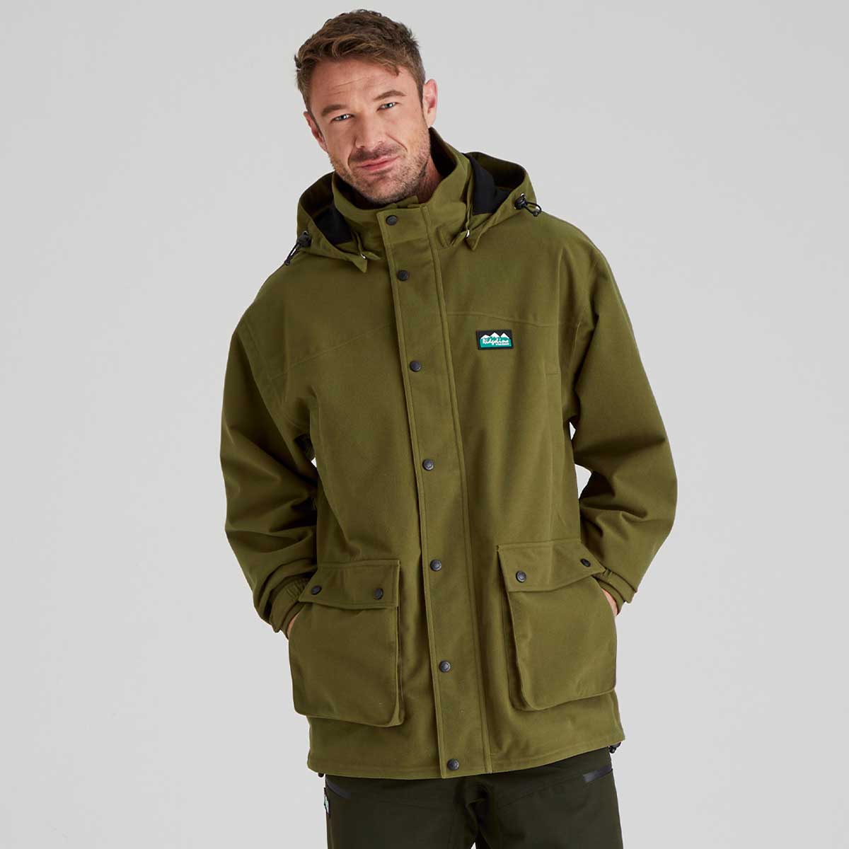 Ridgeline Torrent Mens Jacket - Teak - Front Ridgeline Torrent Mens Jacket - Teak - Front