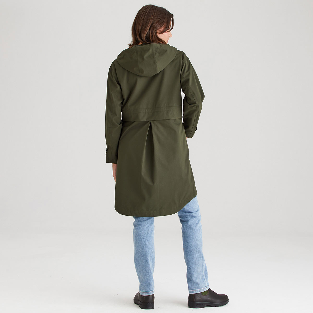 Ridgeline Women's Blakeney Parka - Deep Forest - Rear Ridgeline Women's Blakeney Parka - Deep Forest - Rear