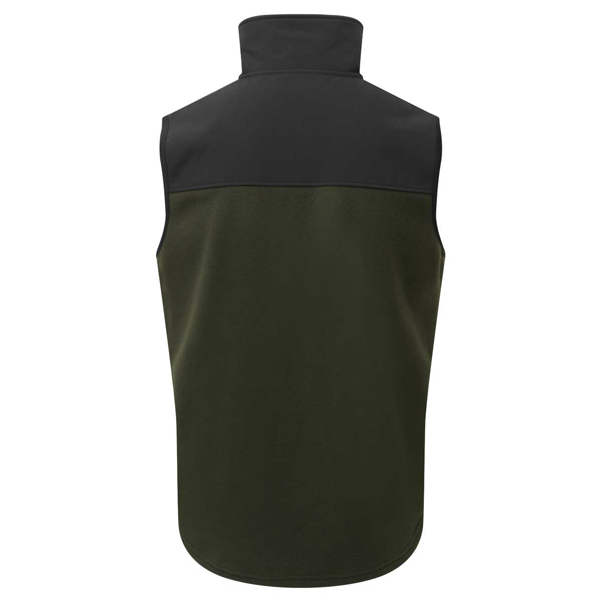 Ridgeline Women's Hybrid Vest - black/olive rear Ridgeline Women's Hybrid Vest - black/olive rear