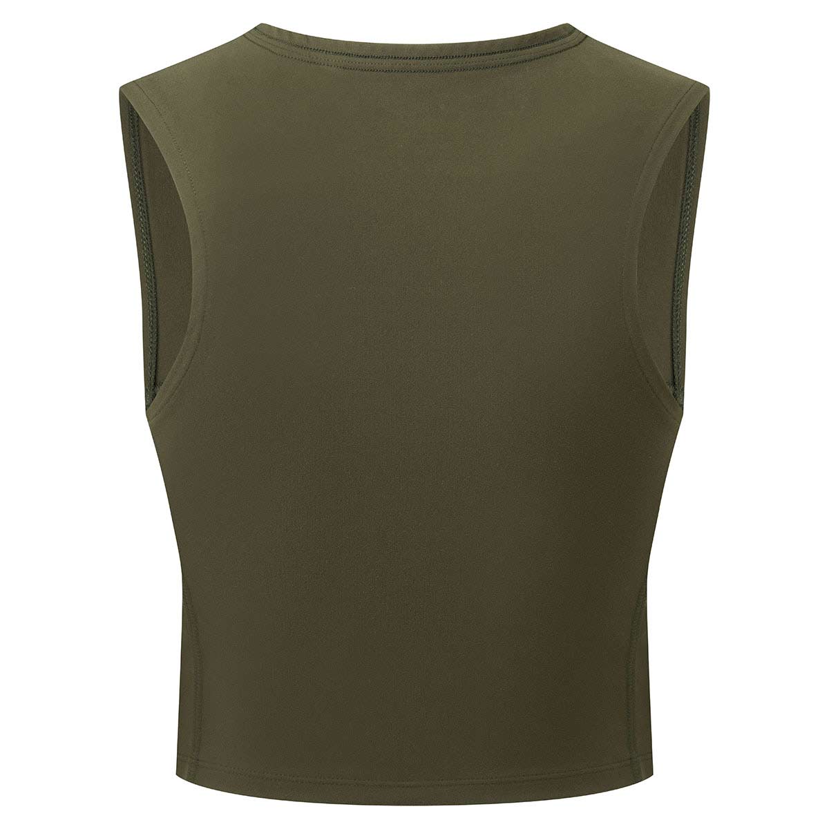Ridgeline Women's Infinity Crop Top - Deep Forest - Rear Ridgeline Women's Infinity Crop Top - Deep Forest - Rear