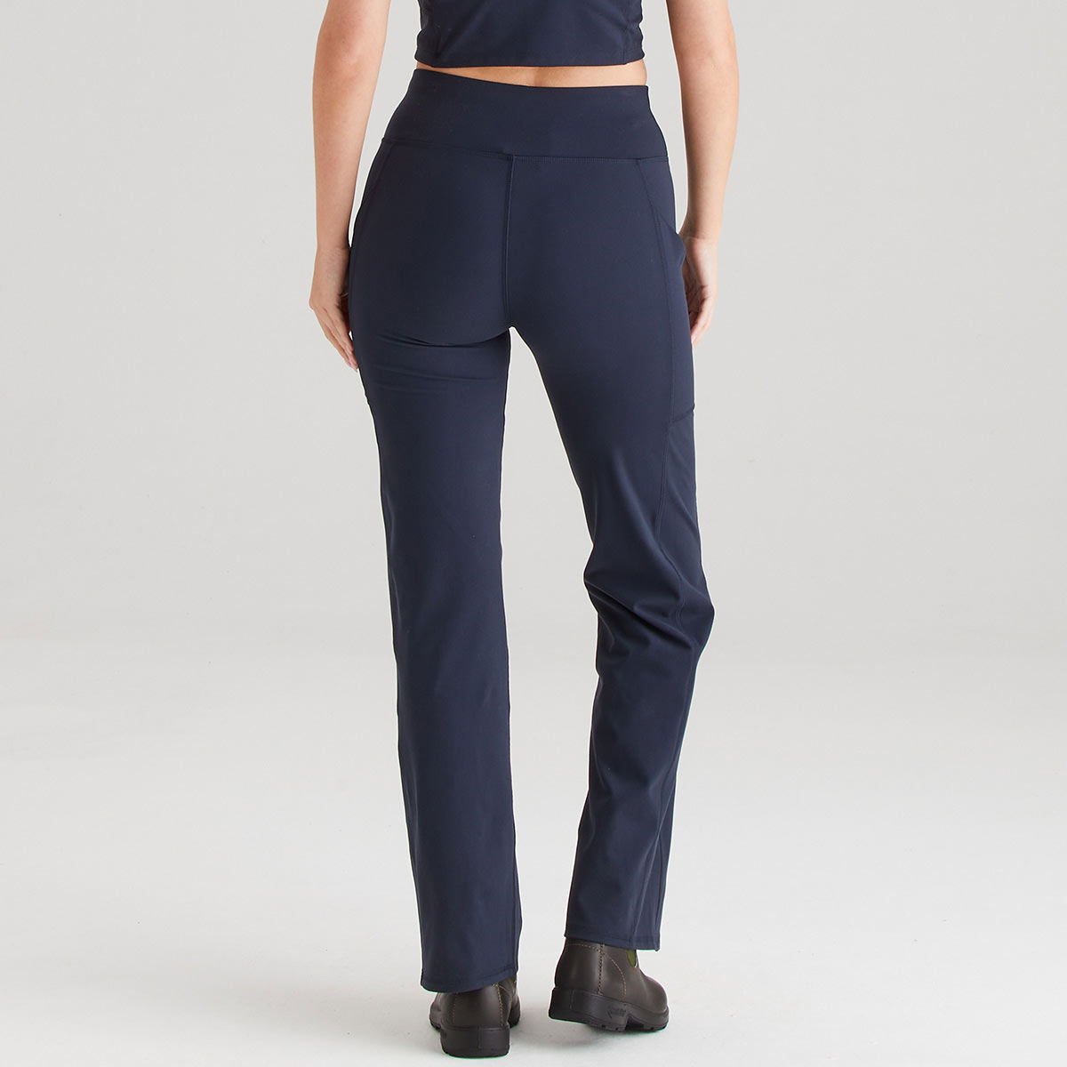 Ridgeline Women's Infinity Straight Leg Leggings - Navy - Rear Ridgeline Women's Infinity Straight Leg Leggings - Navy - Rear