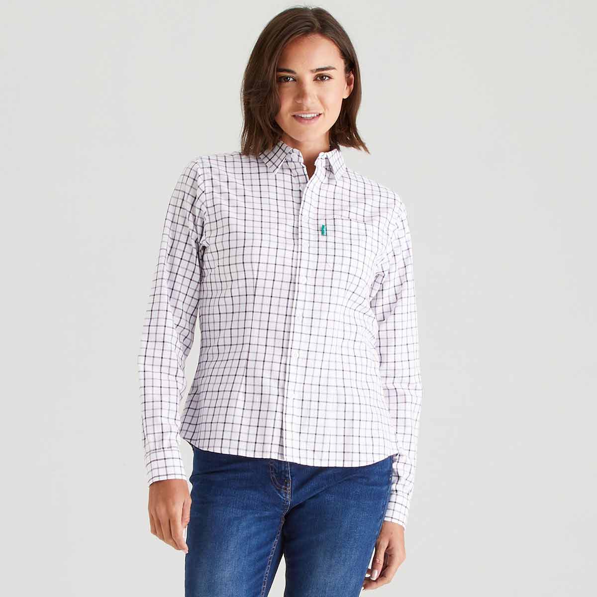 Ridgeline Women's Sedgebrook Checked Shirt - Nightshade/Lilac Ridgeline Women's Sedgebrook Checked Shirt - Nightshade/Lilac