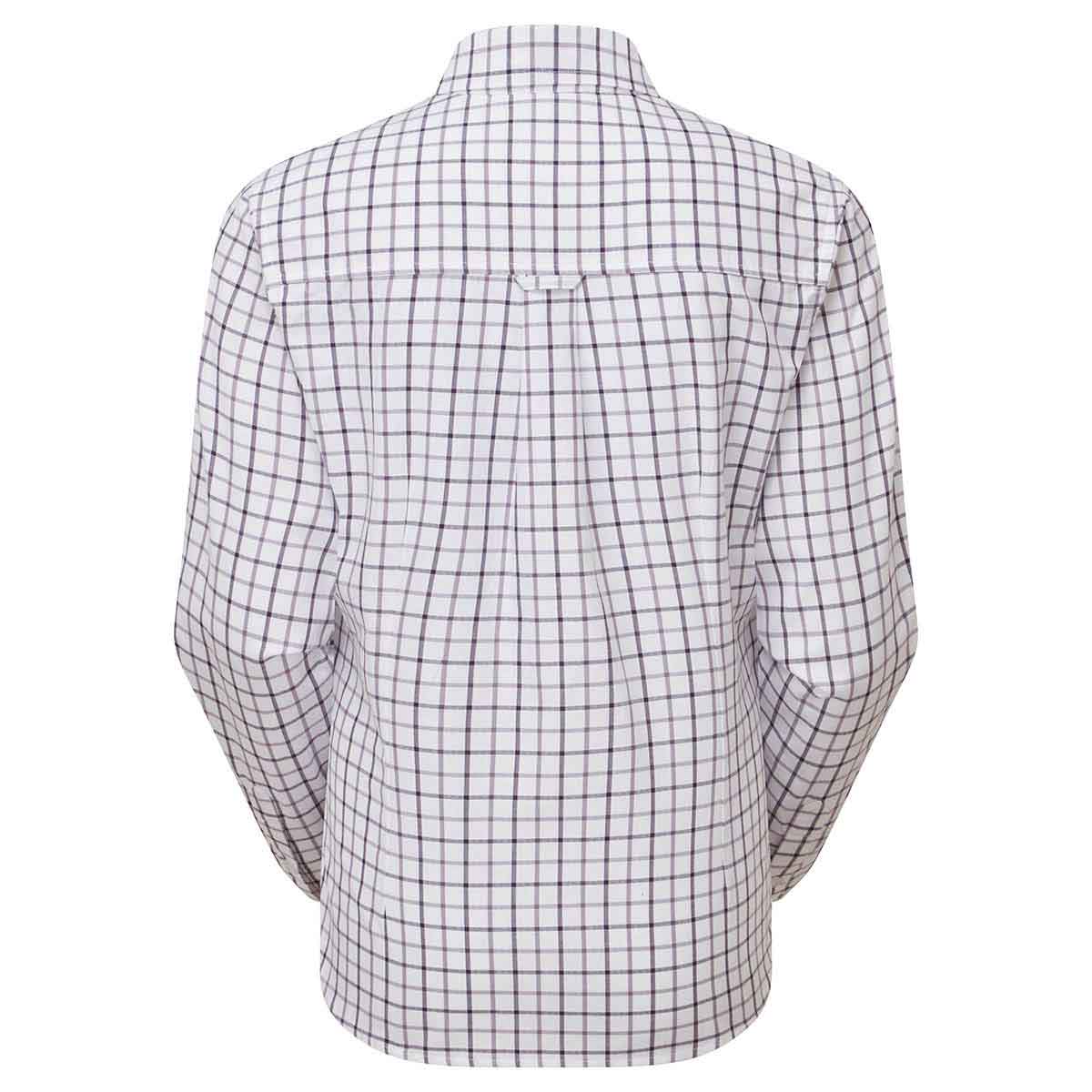 Ridgeline Women's Sedgebrook Checked Shirt - Nightshade/Lilac - Rear Ridgeline Women's Sedgebrook Checked Shirt - Nightshade/Lilac - Rear