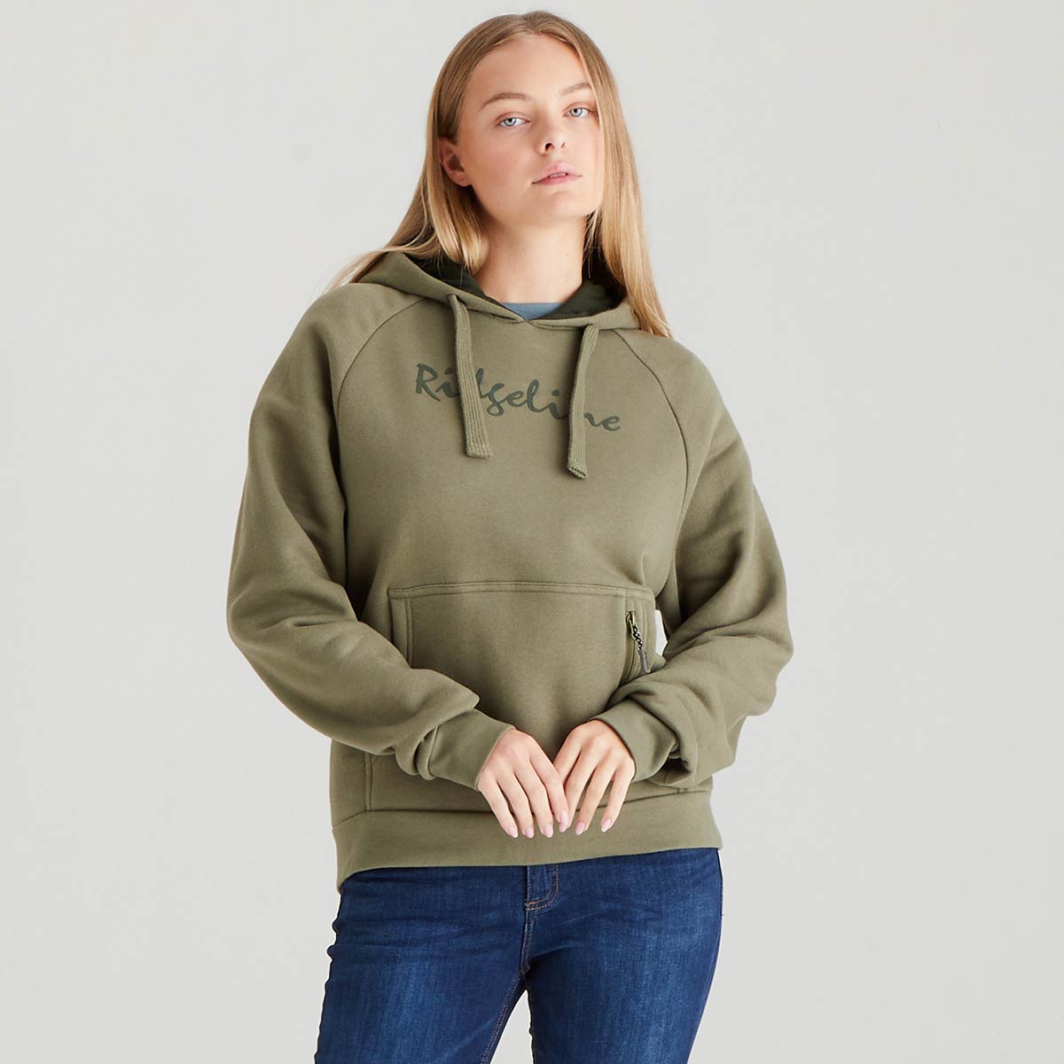 Ridgeline Women's Signature Hoodie - Khaki Green Ridgeline Women's Signature Hoodie - Khaki Green