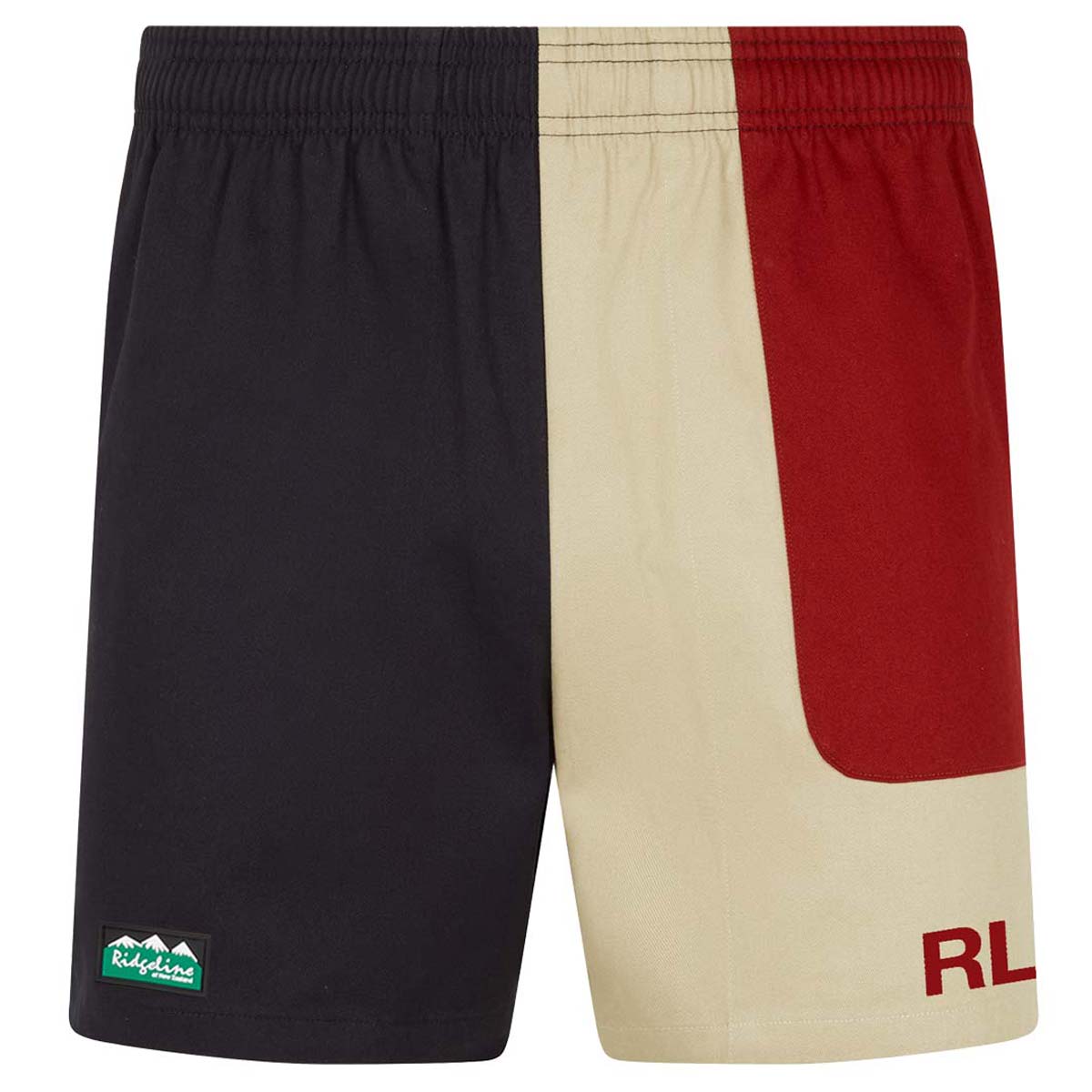 Ridgeline Backslider Shorts - Black Multi - Front Ridgeline Backslider Shorts - Black Multi - Front