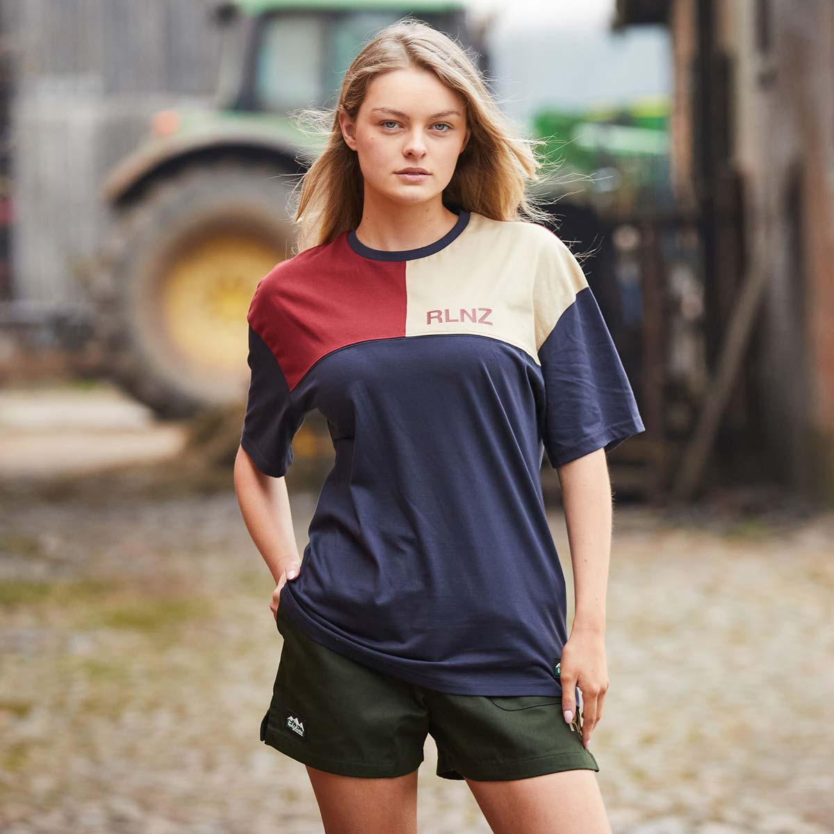 Ridgeline Backslider T-Shirt - Navy - On Model Ridgeline Backslider T-Shirt - Navy - On Model