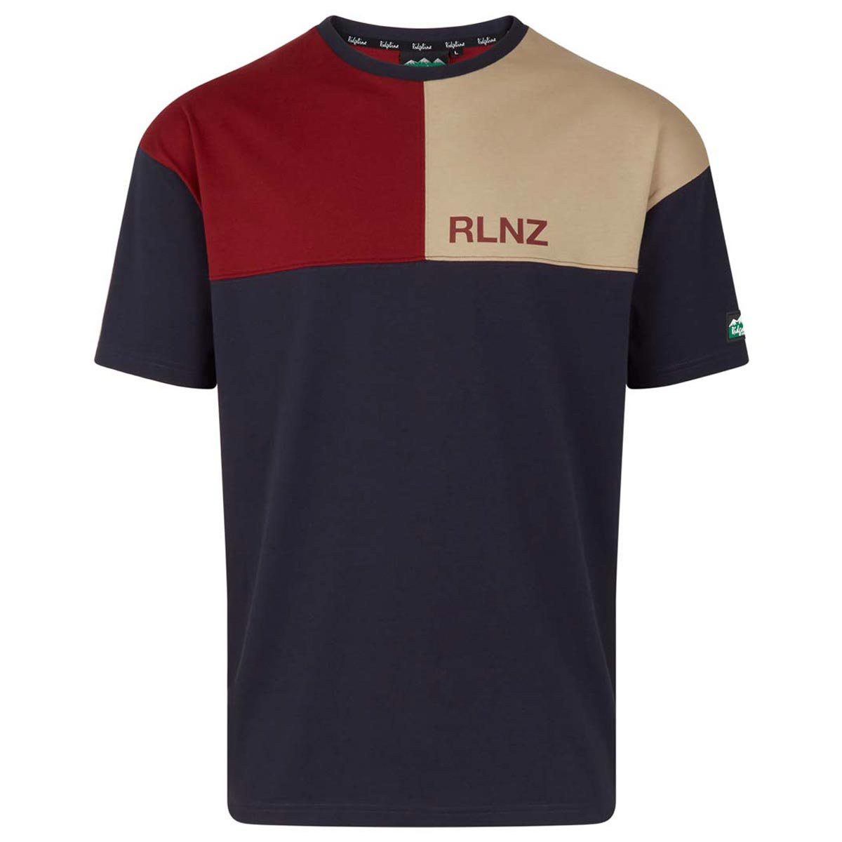 Ridgeline Ridgeline Backslider T-Shirt - Navy Multi - Front Ridgeline Ridgeline Backslider T-Shirt - Navy Multi - Front