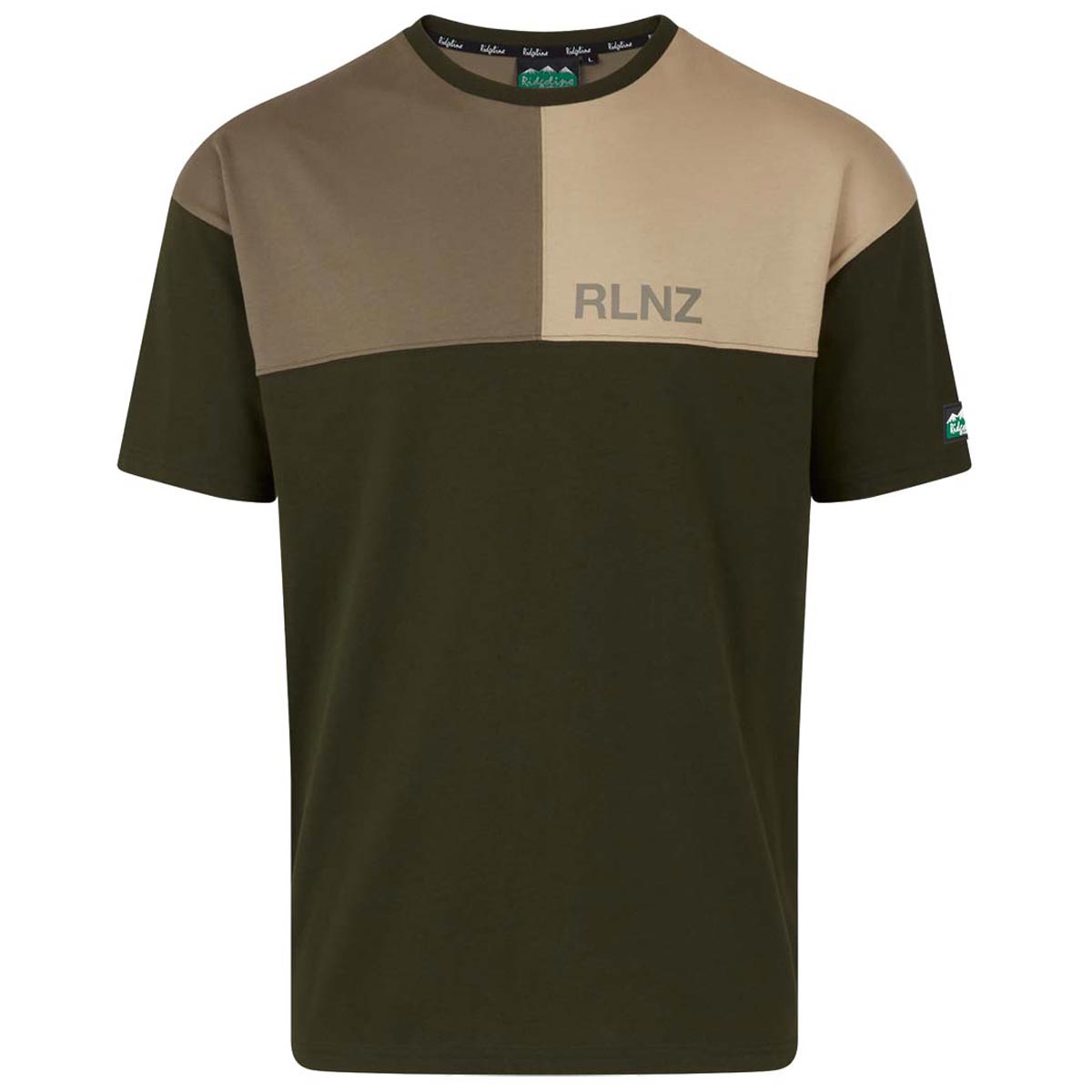 Ridgeline Ridgeline Backslider T-Shirt - Olive Multi - Front Ridgeline Ridgeline Backslider T-Shirt - Olive Multi - Front