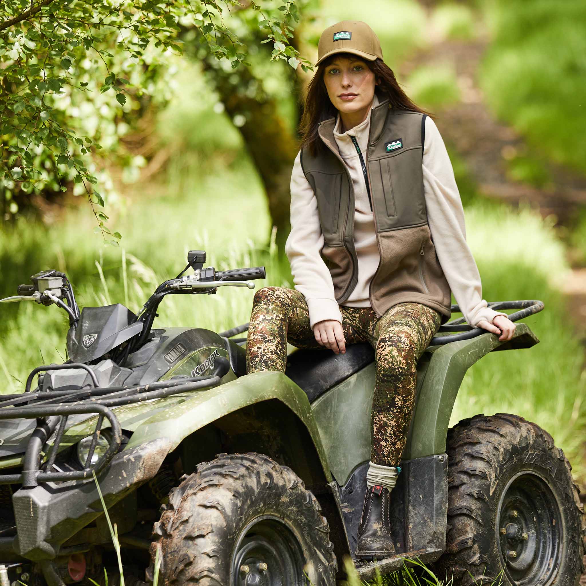 Ridgeline Ladies Hybrid Vest - Bark/Light Bark Ridgeline Ladies Hybrid Vest - Bark/Light Bark