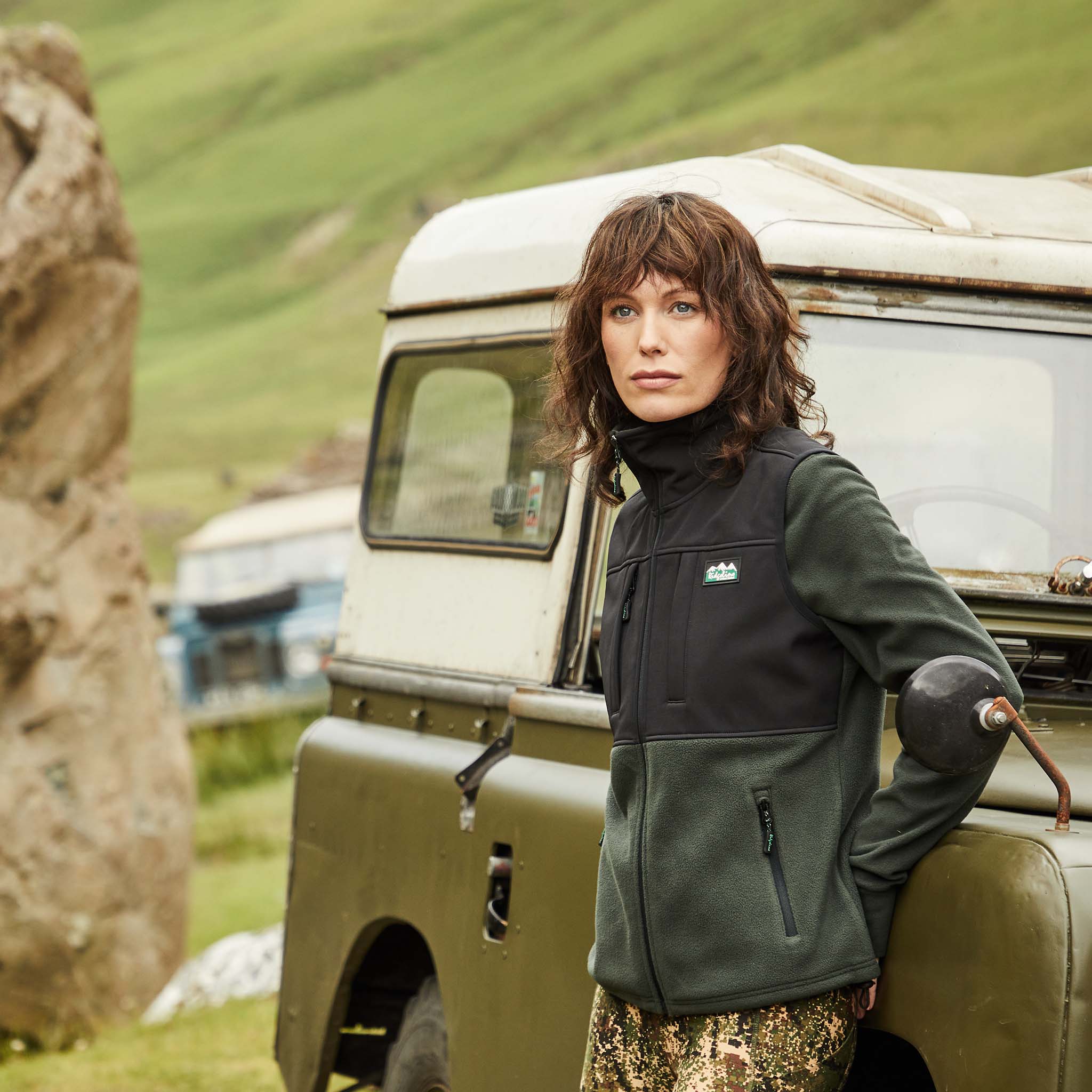 Ridgeline Ladies Hybrid Vest - Olive/Black Ridgeline Ladies Hybrid Vest - Olive/Black