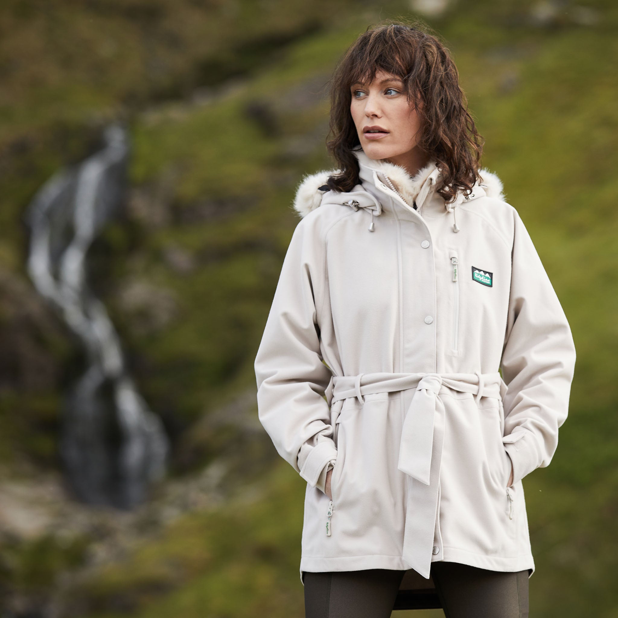 Ridgeline Ladies Jacket in Monsoon Nordic style - mushroom lifestyle Ridgeline Ladies Jacket in Monsoon Nordic style - mushroom lifestyle