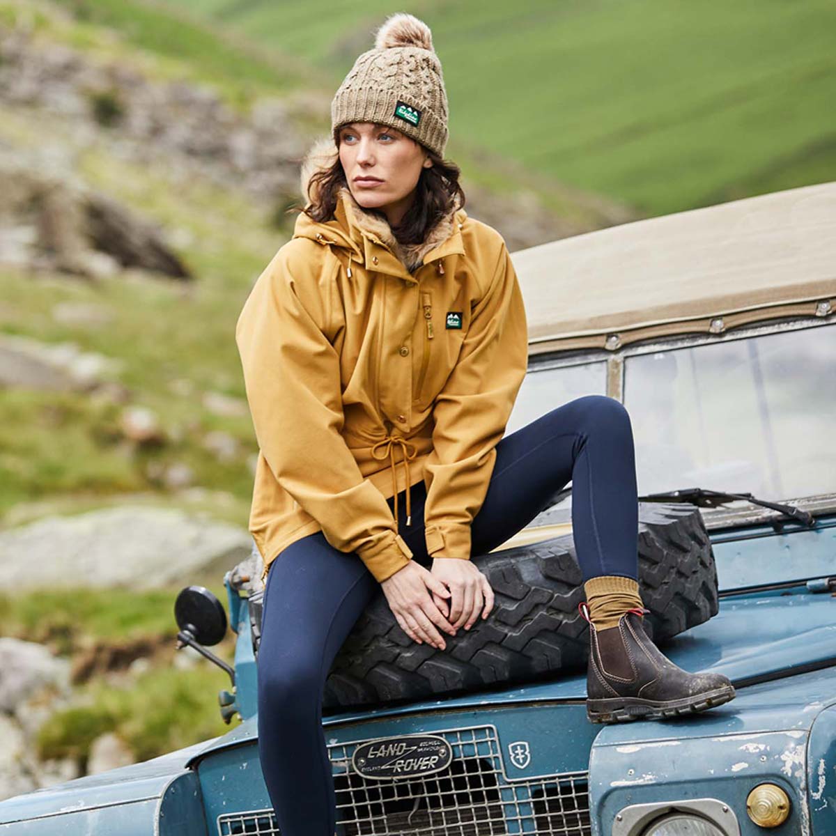 Ridgeline Women's Monsoon Smock in Nordic Style - Ochre Ridgeline Women's Monsoon Smock in Nordic Style - Ochre