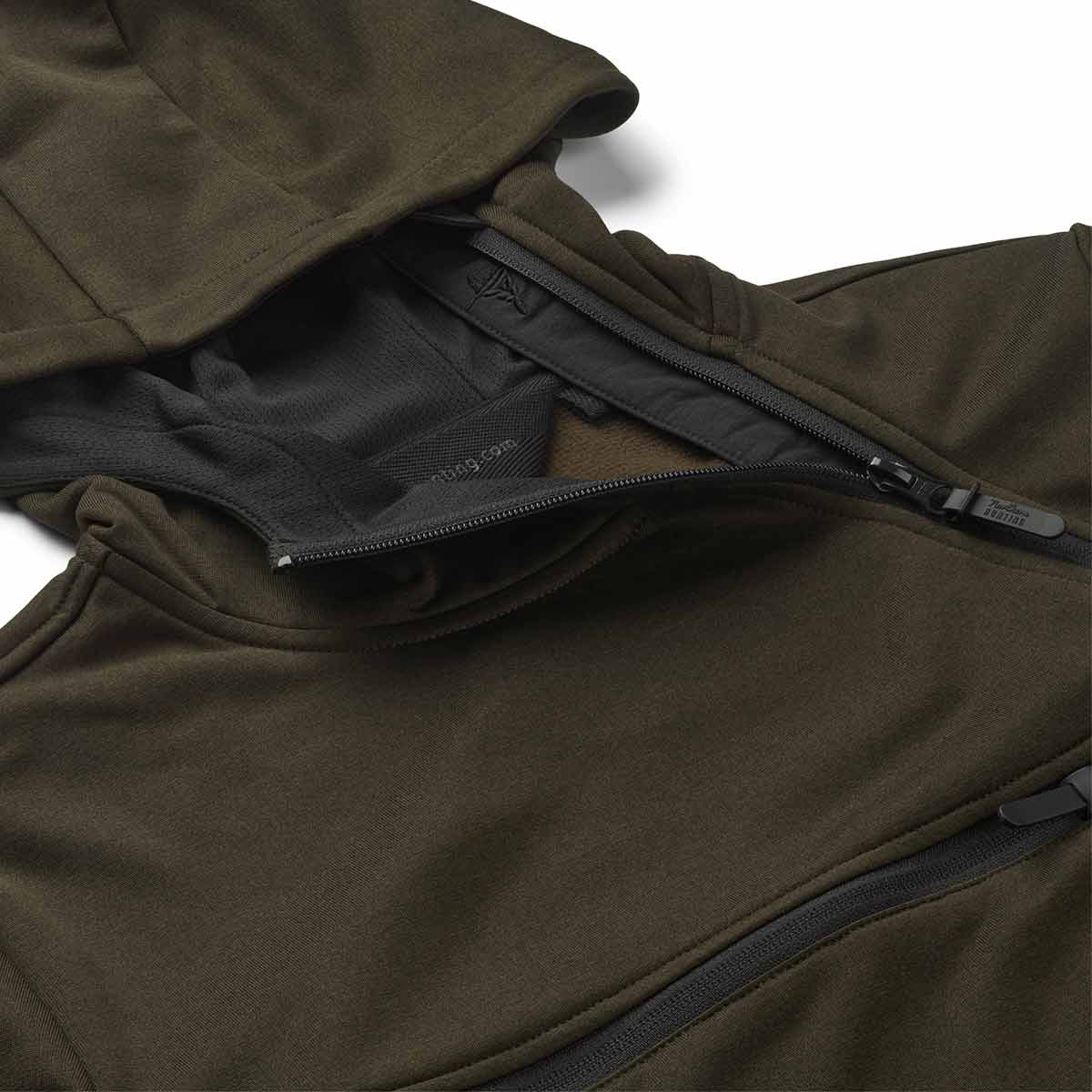 Northern Hunting Saga Women's Insulated Sweatshirt - Brown - Detail Northern Hunting Saga Women's Insulated Sweatshirt - Brown - Detail