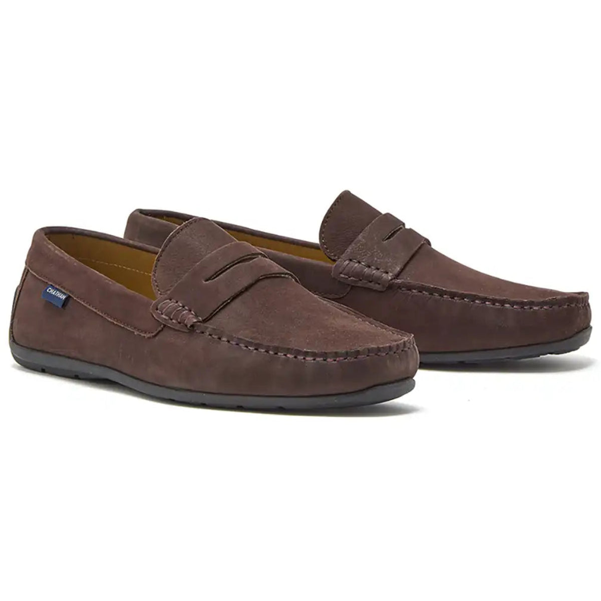 Chatham Penzance Men's Mocassins- Dark Brown Chatham Penzance Men's Mocassins- Dark Brown