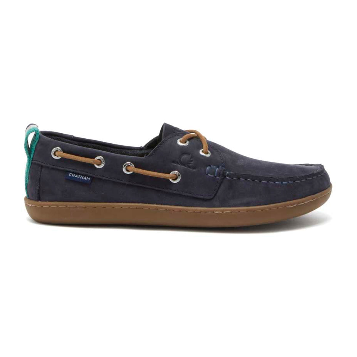 Chatham Eclipse Lady Nubuck Barefoot Boat Shoes - Navy - Right Chatham Eclipse Lady Nubuck Barefoot Boat Shoes - Navy - Right