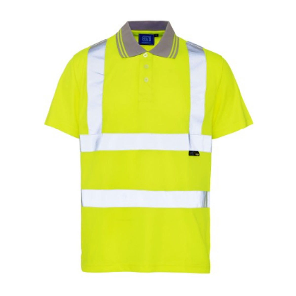 Hi-Vis Reflective Polo Shirt Yellow Hi-Vis Reflective Polo Shirt Yellow